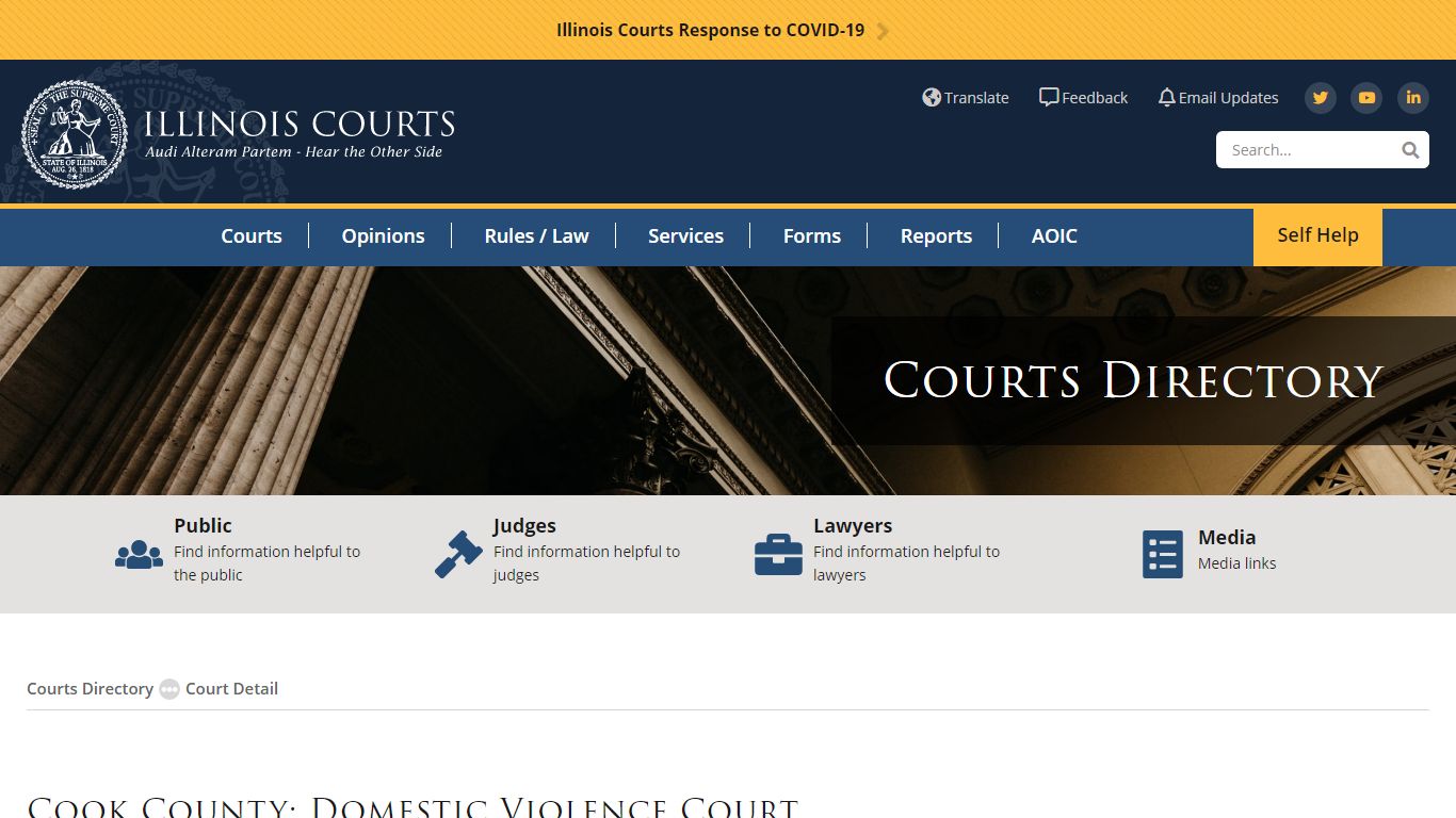 Cook County: Domestic Violence Court - Administrative Office of the ...